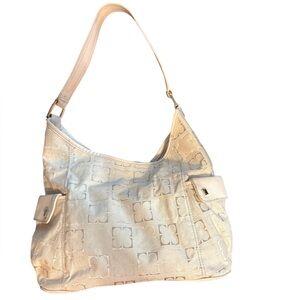 Liz Claiborne Cream Shoulder Bag